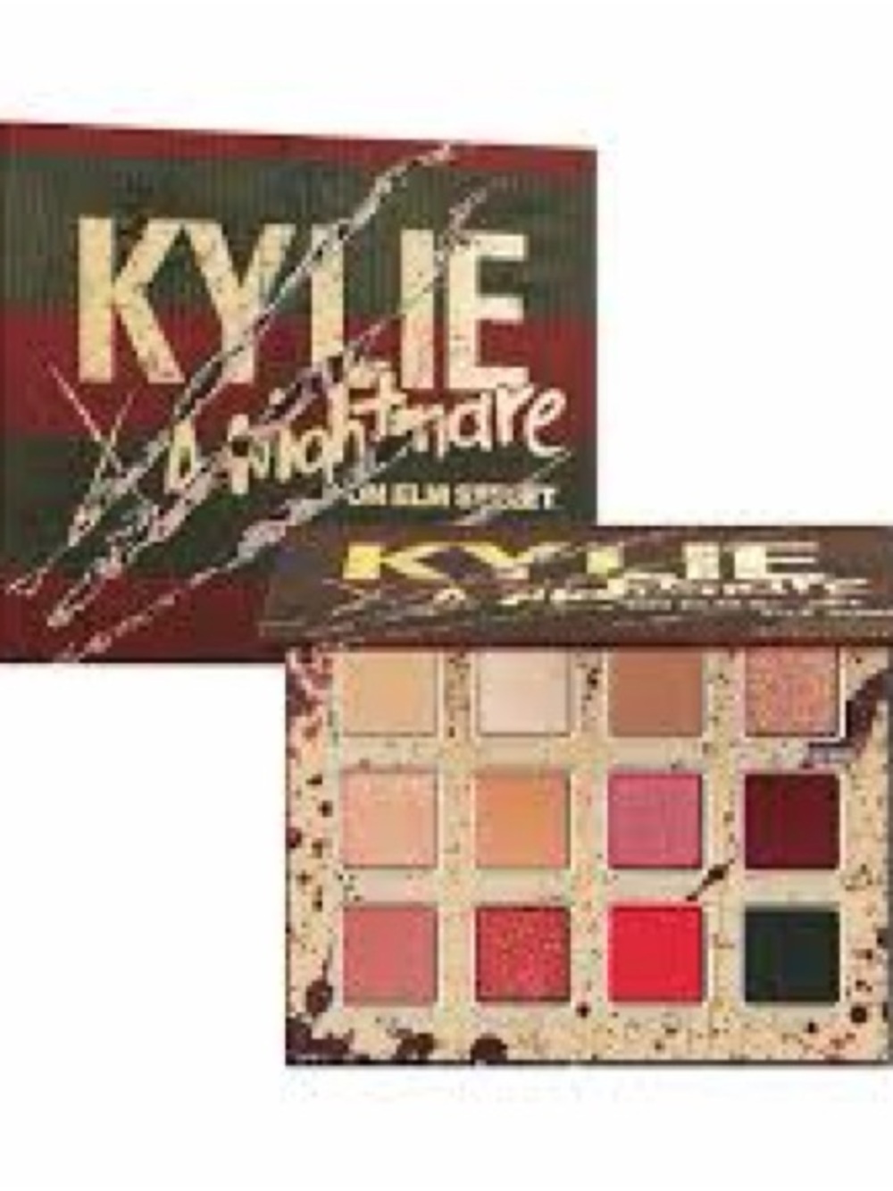 Kylie Cosmetics Nightmare on Elm Street eyeshadow palette